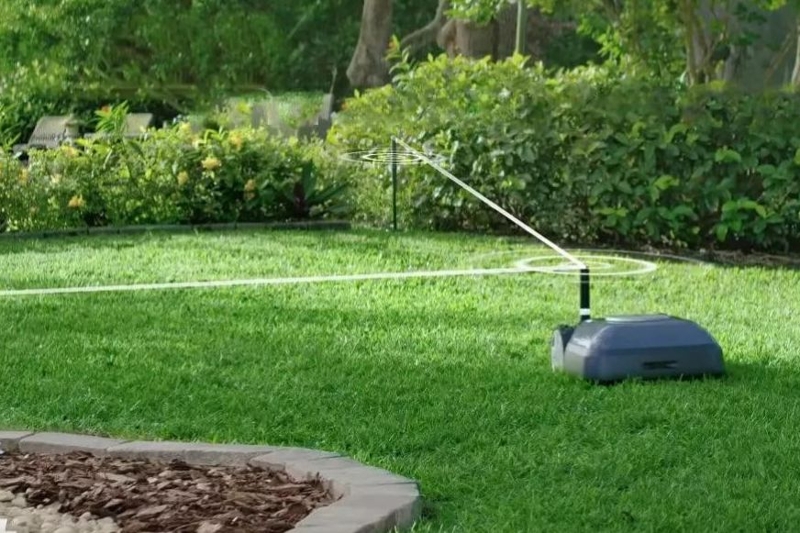 Man sieht den iRobot Terra T7 und seine Funktürme.